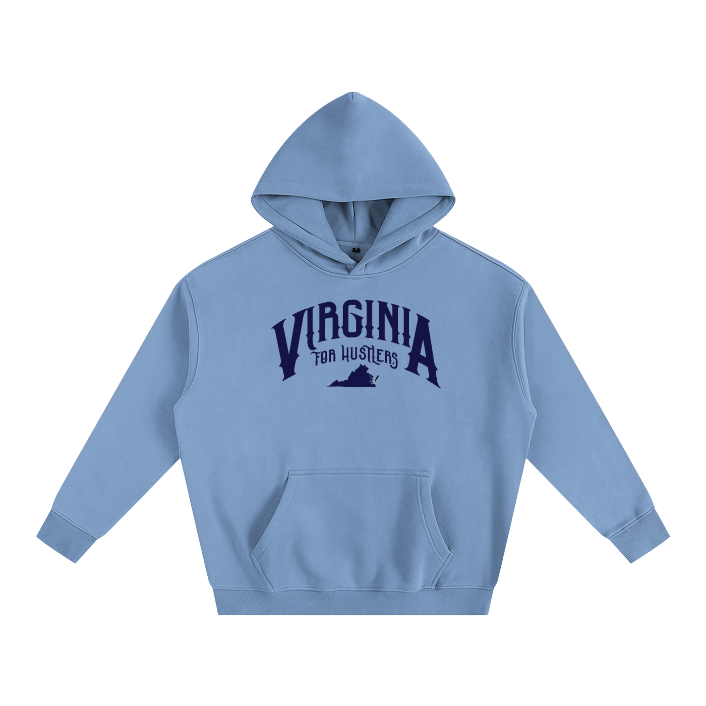 VA FOR HUSTELRS Oversize Fleeced Hoodie