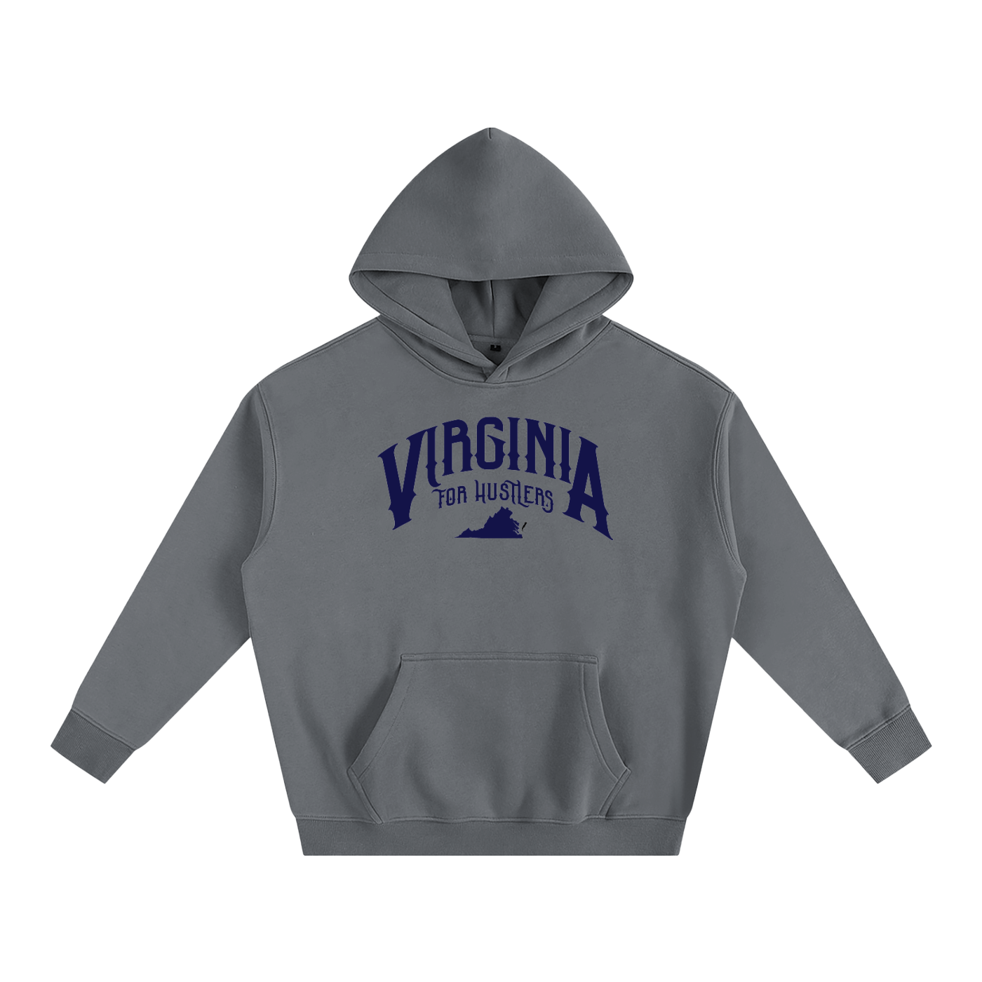 VA FOR HUSTELRS Oversize Fleeced Hoodie