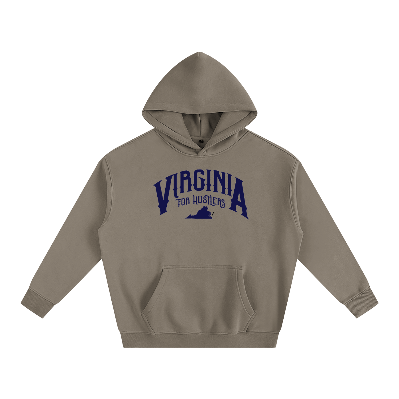VA FOR HUSTELRS Oversize Fleeced Hoodie
