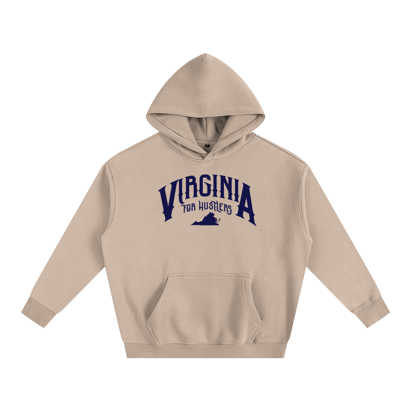 VA FOR HUSTELRS Oversize Fleeced Hoodie
